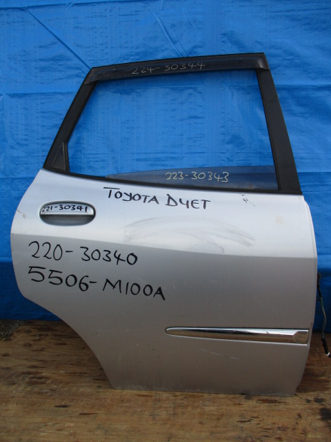 Used Toyota Duet DOOR GLASS REAR RIGHT